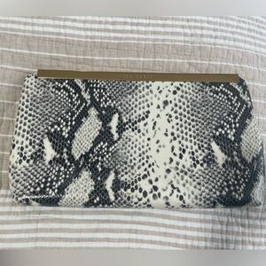 Ted Baker Snake Print Clutch